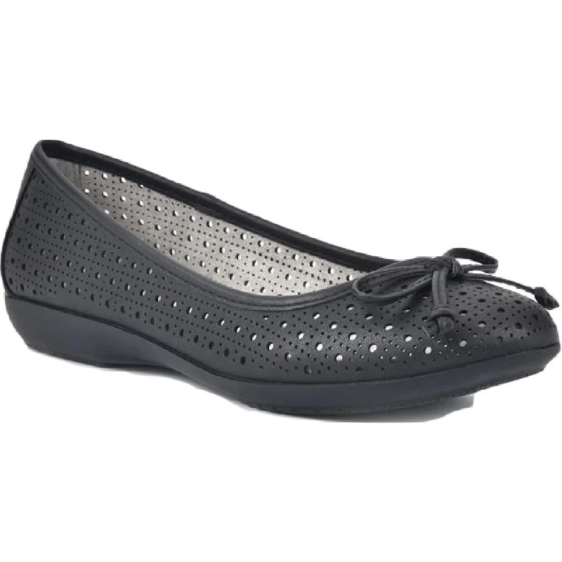 Cliffs by White Mountain Womens c31479 Slip On Cut Out Ballet Flats